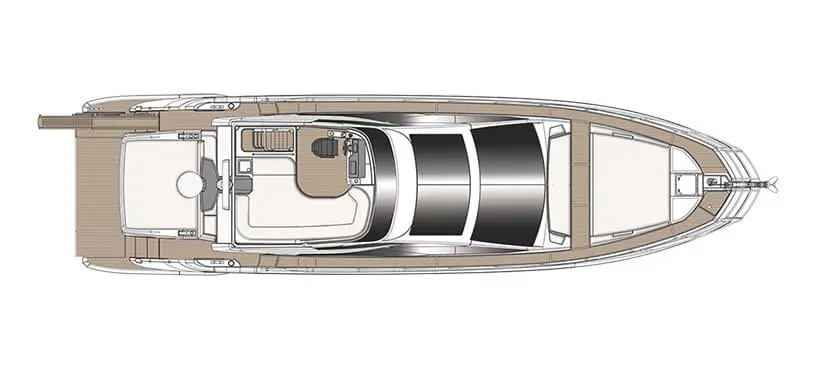 azimut s6 yacht for sale AMF sun deck plan