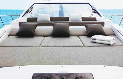 azimut s6 yacht for sale AMF exterior lounge