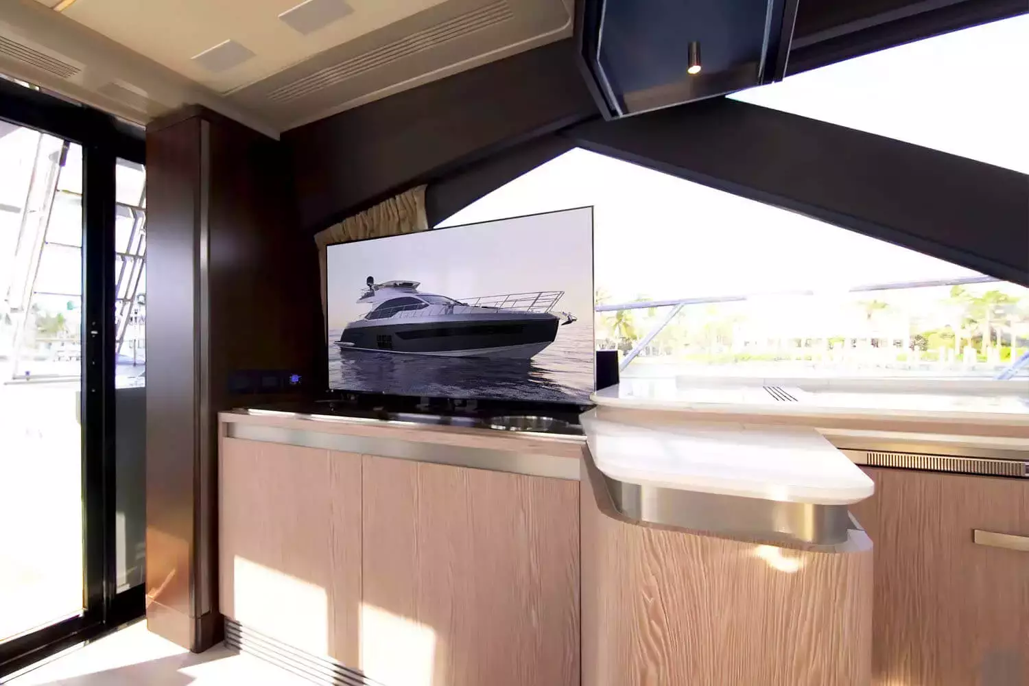 azimut s6 yacht for sale AMF interior entertainment